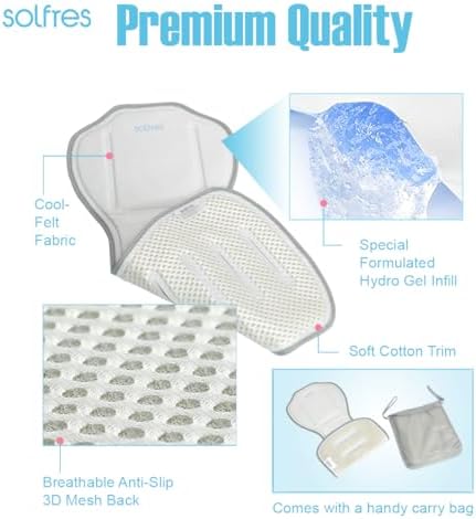 Solfres cooling mat installed in a car seat