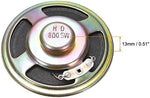 Rear view showing magnet and terminals of uxcell speaker