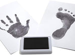 Baby's Touch safe ink pad packaging highlighting the ASTM-D4236 safety compliance standard
