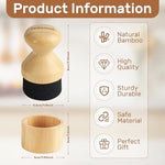 Leontool applicator sponge detail for wooden kitchenware maintenance