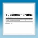 Natural Factors Micronized L Glutamine powder jar showing clear directions for use and recommended daily scoop dosage