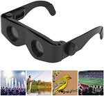 Yosoo wearable telescope spectacles resting on a flat surface demonstrating the soft plastic ear cushions.