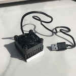 Easycargo forty millimeter active cooling fan and aluminum heatsink thermal management setup