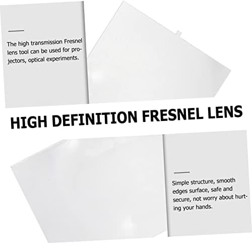 Flexible and lightweight Fresnel lens for electronics DIY