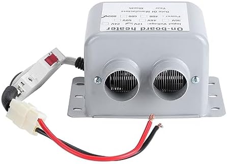 Estink portable car heater kit with included aluminum foil tubes and installation clamps on a white background.