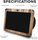 Detailed view of 3M matte vinyl texture on Echo Show 8 skin