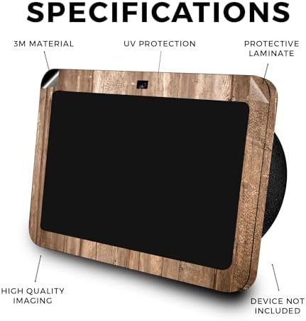 Detailed view of 3M matte vinyl texture on Echo Show 8 skin