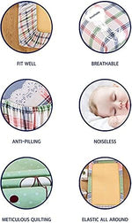 Full twin bed setup with entomology themed microfiber bedding