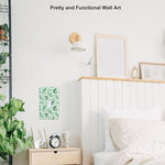 Themed bedroom interior featuring the Pznen reptile pattern light switch cover installed on a clean white wall.