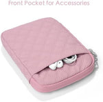 Open e-reader protective case displaying soft EVA padded interior