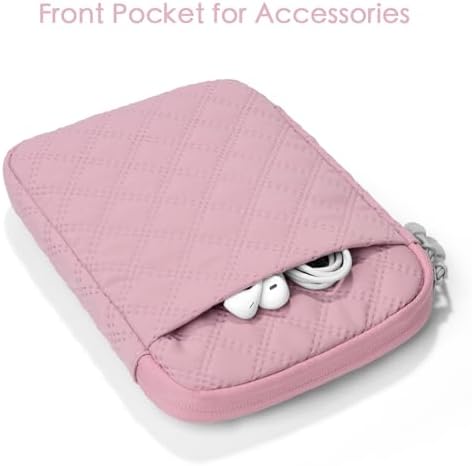 Open e-reader protective case displaying soft EVA padded interior