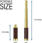Side view of SSZS 25x30 spyglass fully extended