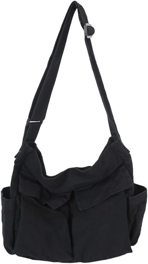Canvas Crossbody Bag for Women Large Messenger Bags - Image 8