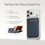 Scratch resistant Plaud Note Pro case attached securely to the back of a mobile phone