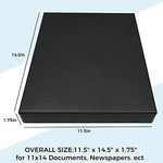 Golden State Art folio box clamshell lid open