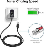 Two meter long Type-C charging cord for Fire HD tablets spread out