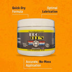 Pro Bud's tire mounting lubricant jar with application label