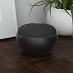 Ninety7 JOT portable speaker attachment detailing the easy access opening for the privacy mute button