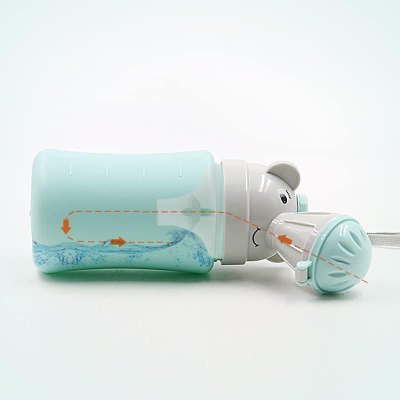 Kids Portable Travel Urinal 500ml for Toddler Boys Girls Pee Training Emergency Toilet Potty for Car Trip Outdoor Camping on The Road Park Beach Travel Essentials - Image 2