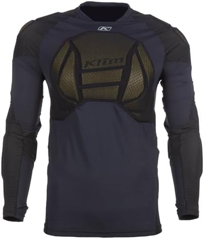 Premium long sleeve protective riding undershirt highlighting the breathable compression stretch material.