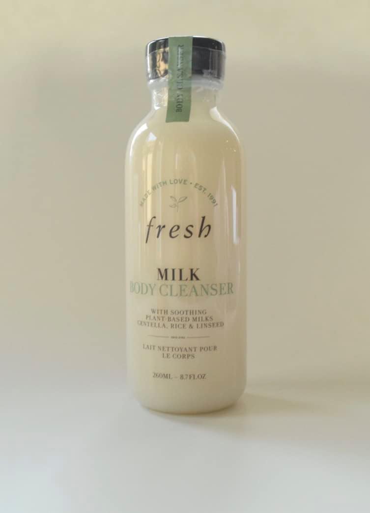 Fresh Milk Body Cleanser bottle packaging details
