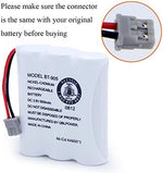 Two pack of BAOBIAN rechargeable cordless phone batteries displayed together highlighting the premium build quality.