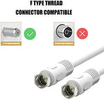 RFAdapter premium television coaxial wire assembly kit for home media units.
