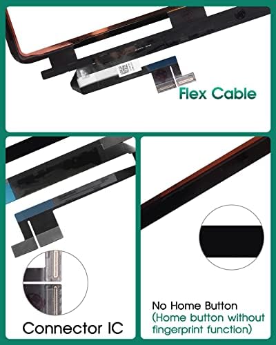 SRJTEK replacement glass digitizer panel with universal tools side view profile