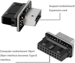 COMeap motherboard 19 pin male header converter showing the precise internal layout for custom PC building