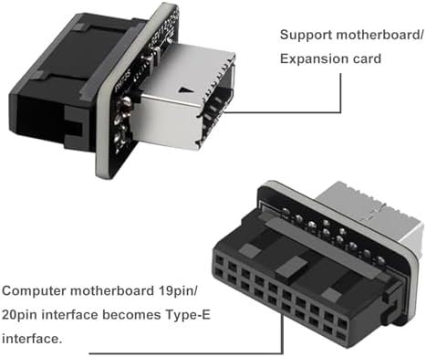 COMeap motherboard 19 pin male header converter showing the precise internal layout for custom PC building