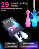 Poiloves LED Poi balls showing music sync feature
