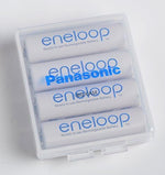 Panasonic Eneloop plastic battery organizers packed as a set of two.