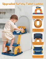 Bonbay 2 in 1 toddler potty seat cushion close up showing waterproof material