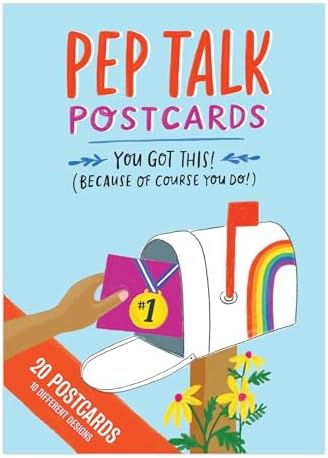 Em & Friends Pep Talk Postcard Book, 20 Postcards (2 Each 10 Styles) - Image 7