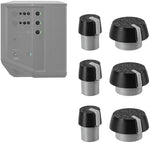 Black and white Ignalu knobs for S1 Pro speakers