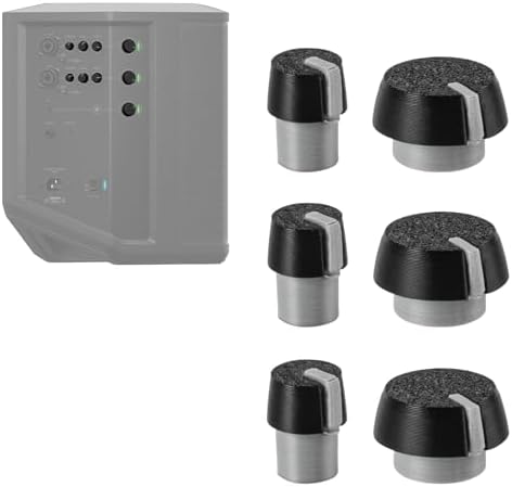 Black and white Ignalu knobs for S1 Pro speakers