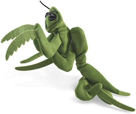 Folkmanis insect finger toy worn on a finger for interactive preschool storytelling.
