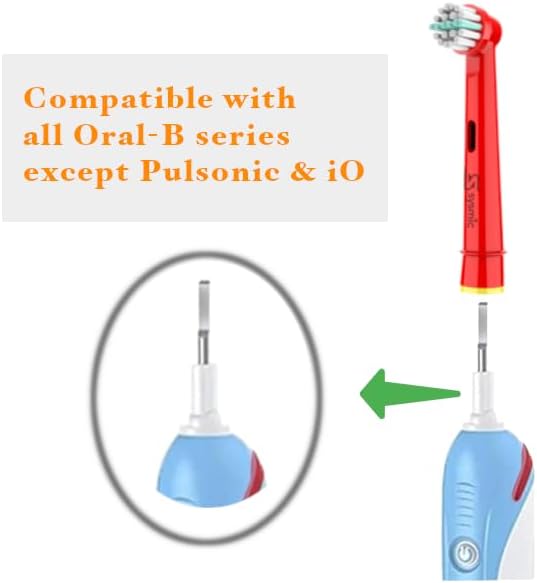 Bimily replacement toothbrush heads with two clear protective hygiene covers