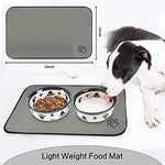 Sinland dish drying mat for pet food and water