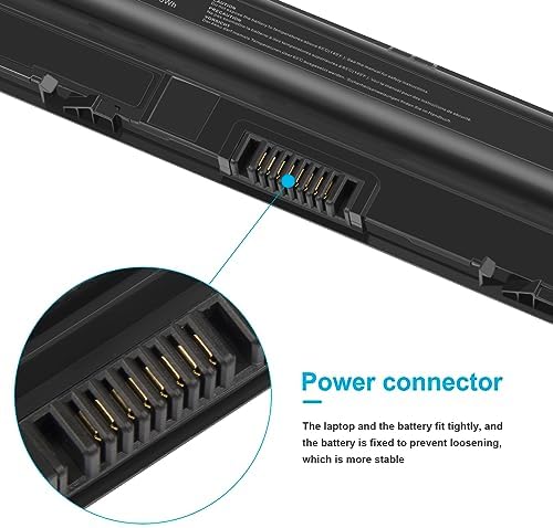 Fancy Buying four cell replacement battery displaying rear product serial numbers