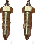 Mottrol TAV 10 track adjuster valve grease fitting front view showing industrial metal threads