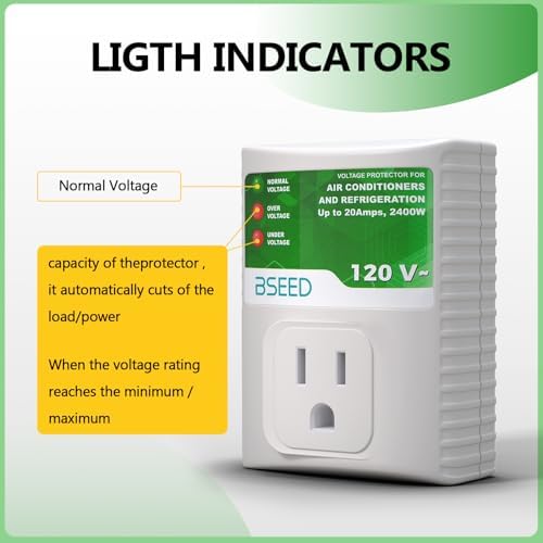 BSEED appliance surge protector LED light indicators