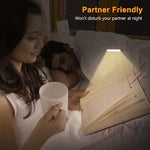 Gritin compact lightweight reading light folded for travel packaging