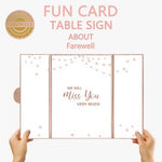 Closeup of Holkcog farewell signature board design
