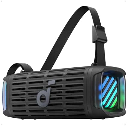 Soundcore Boom 3i speaker floating in water