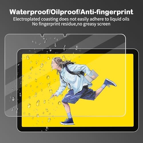 Comparison of anti-glare screen protector on Wacom MovinkPad 11