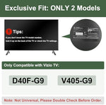 Motiexic television baseline base stand support showing pre attached non slip cushion pads