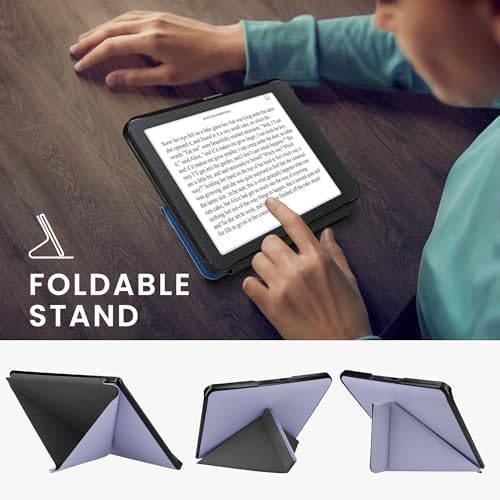 Side profile of slim kwmobile origami cover for Kobo Forma