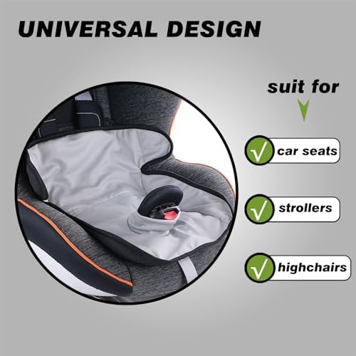 Two gray leak free pads for toddler travel