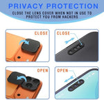 Durable lightweight plastic physical camera blocker device illustration